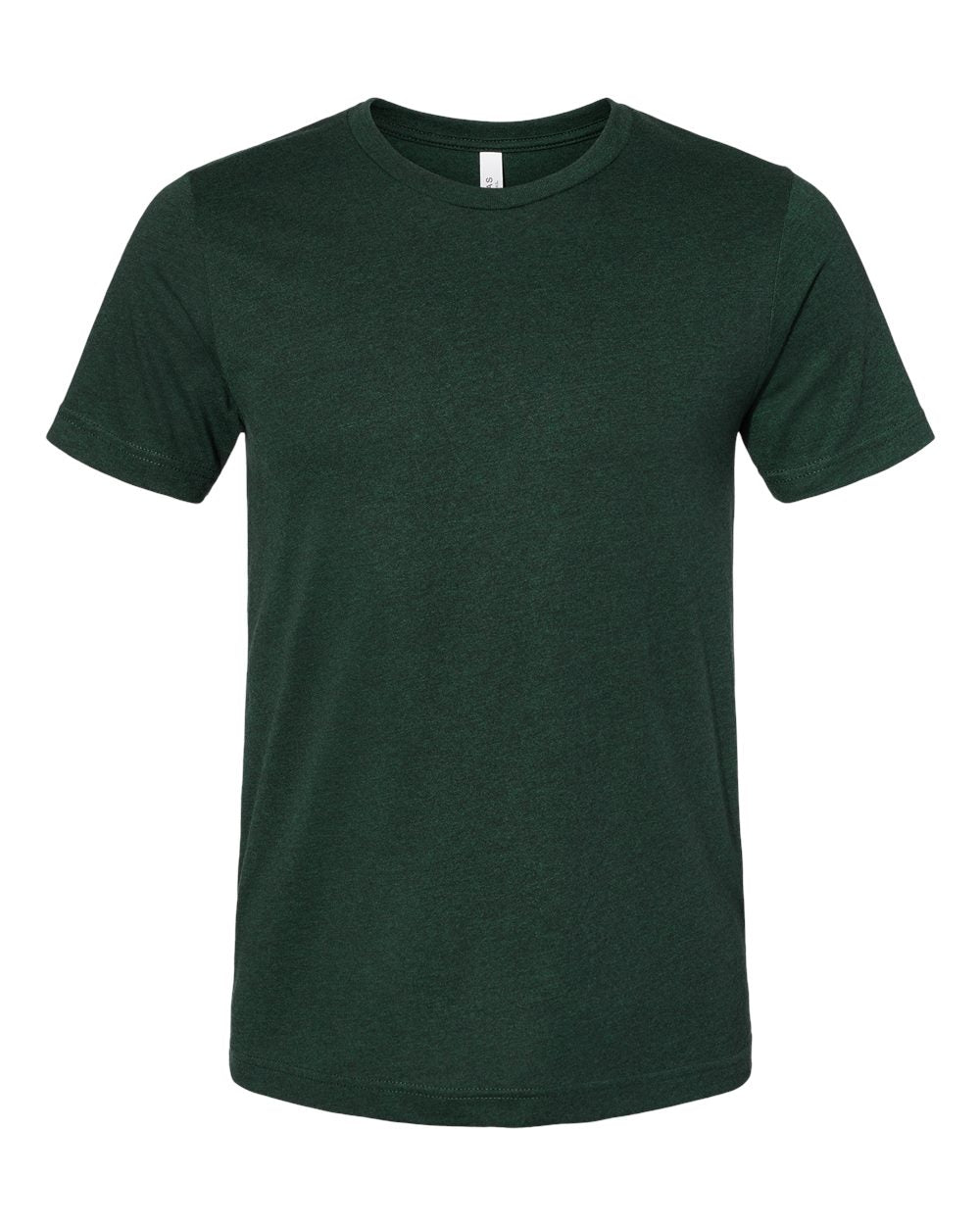 Bella + Canvas CVC Tee (3001cvc) in Heather Emerald