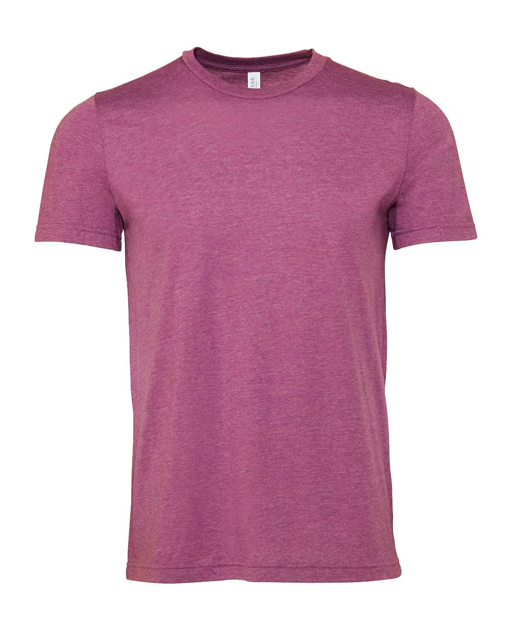 Bella + Canvas CVC Tee (3001cvc) in Heather Magenta