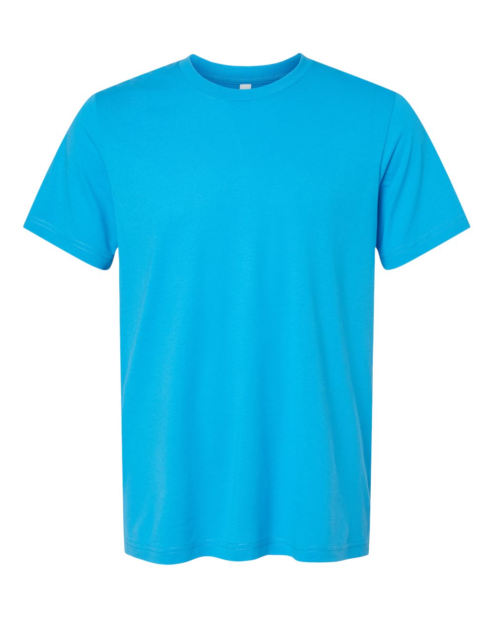 Bella + Canvas CVC Tee (3001cvc) in Neon Blue