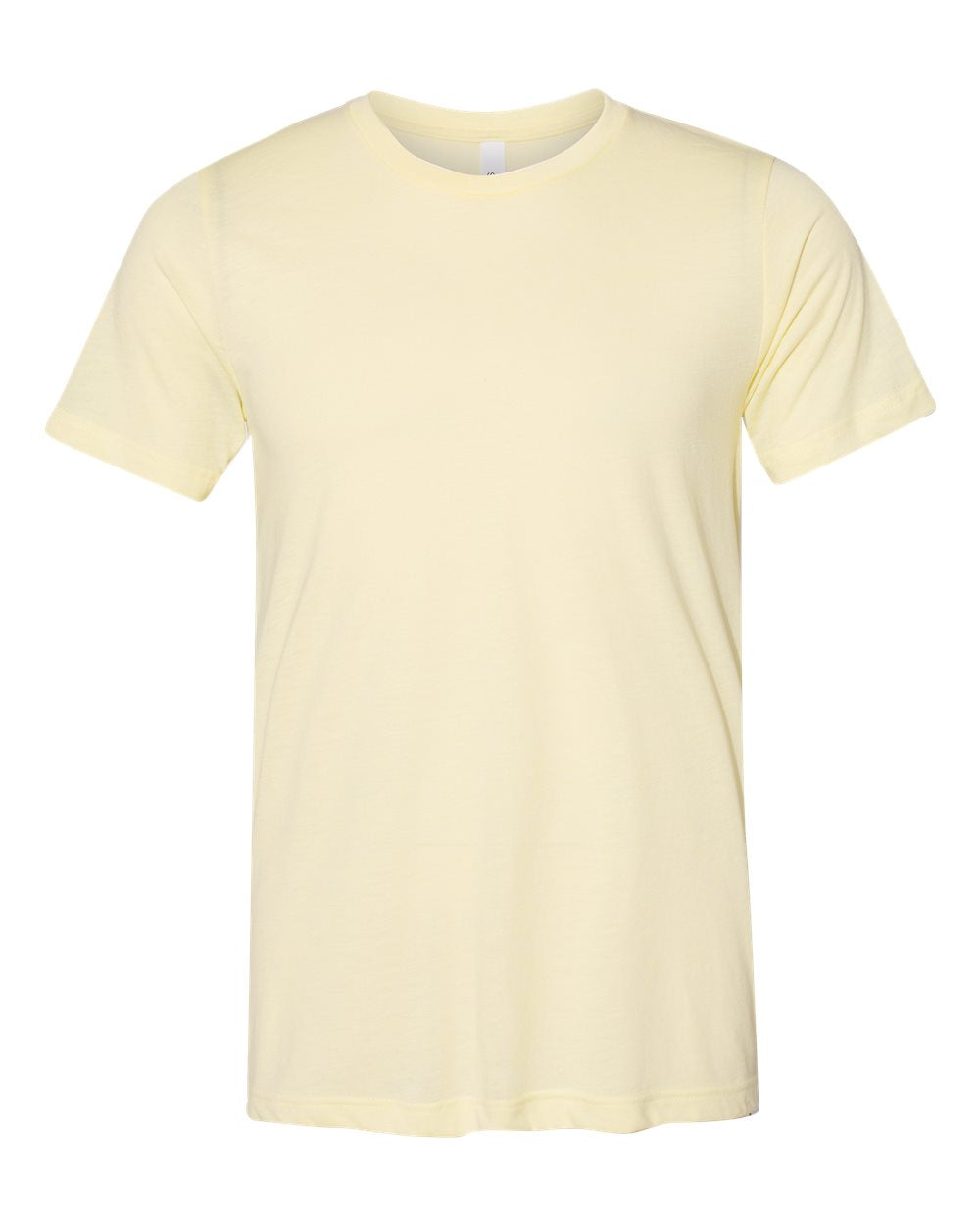 Bella + Canvas Triblend Tee (3413) in Pale Yellow Triblend