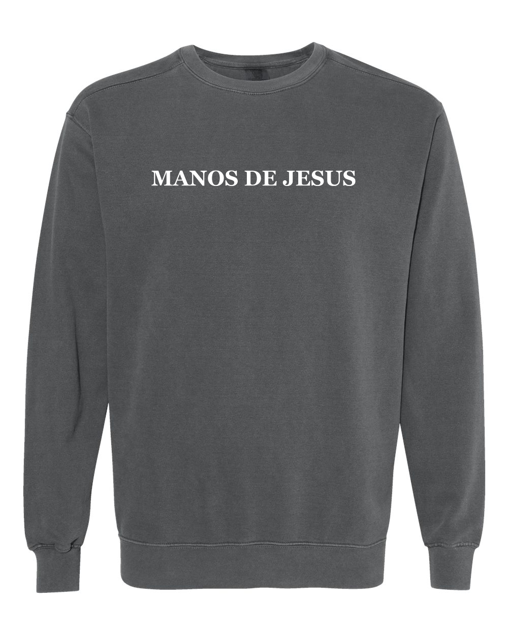 Manos de Jesús Adult Embroidered Crewneck Sweatshirt
