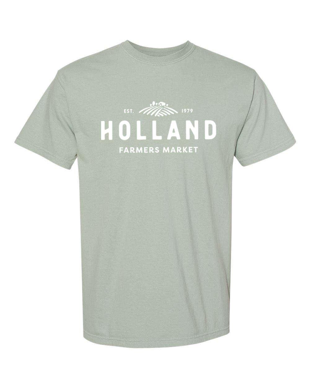 Holland Farmer's Market Unisex Tee (White Print)