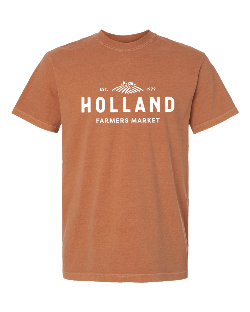 Holland Farmer's Market Unisex Tee (White Print)