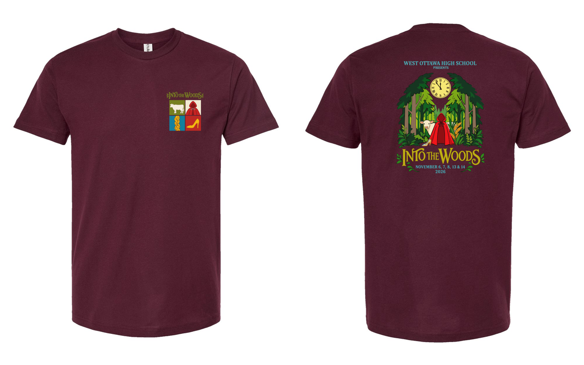 West Ottawa Theater Into the Woods Unisex Tee