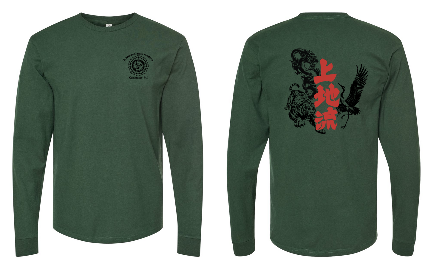 Okinawan Karate Academy Animal Print Long Sleeve Tee
