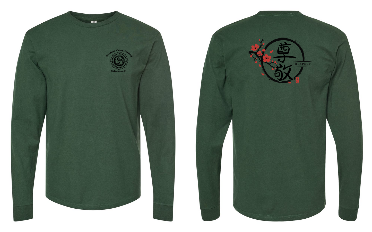RESPECT Okinawan Karate Academy Long Sleeve Tee