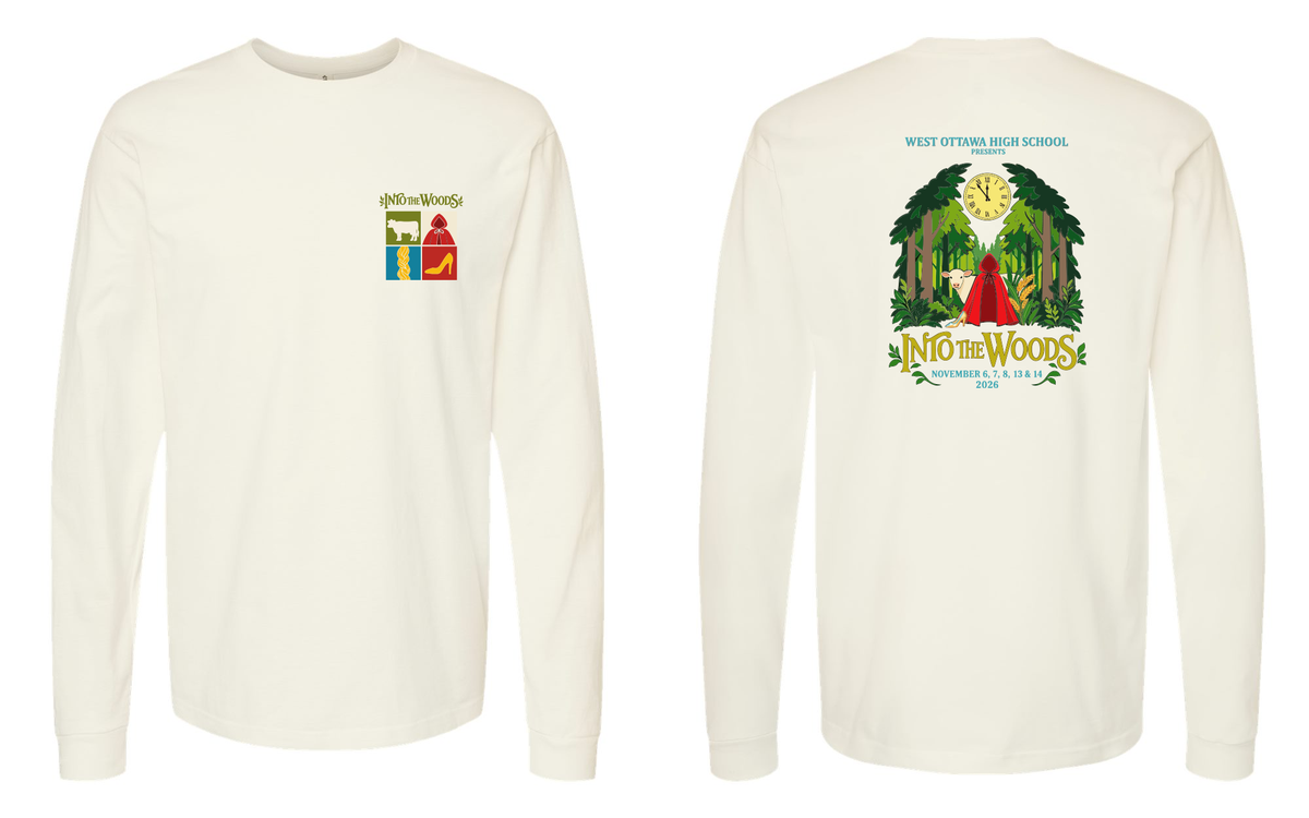 West Ottawa Theater Into the Woods Unisex Long Sleeve Tee