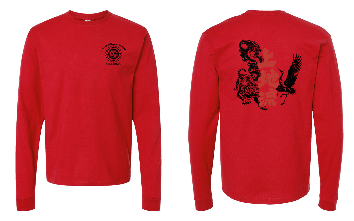 Okinawan Karate Academy Animal Print Long Sleeve Tee