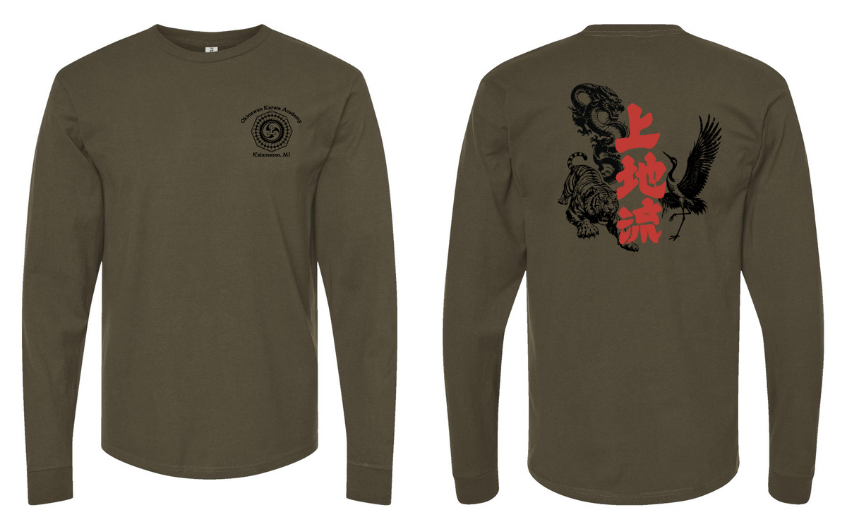 Okinawan Karate Academy Animal Print Long Sleeve Tee