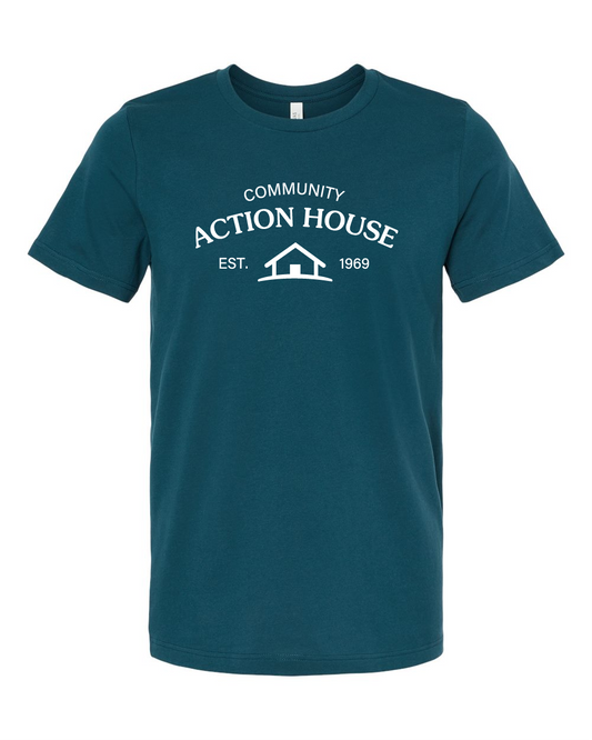 Community Action House Unisex Tee (Full Size Print)