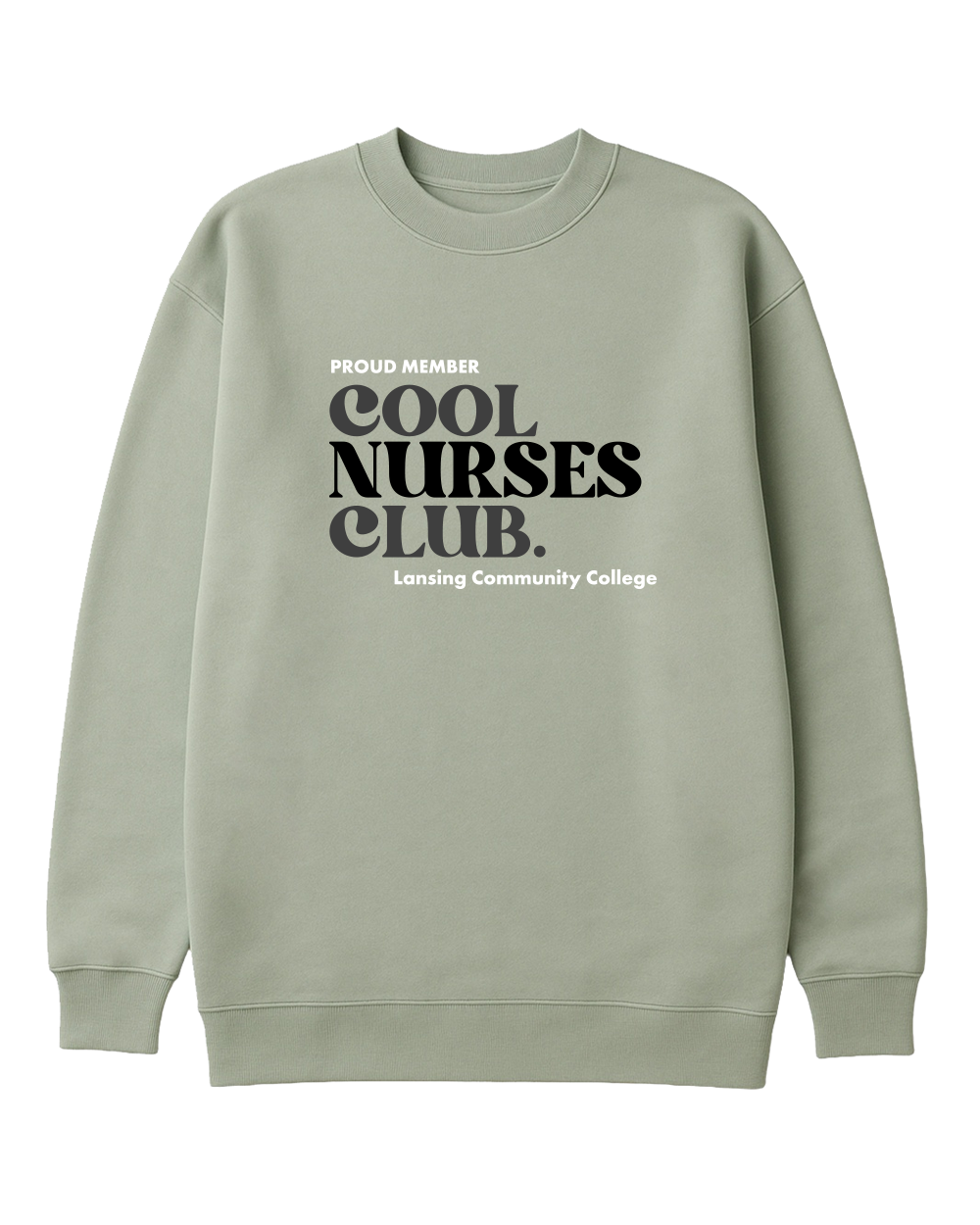 LCC Nursing Cool Nurses Club Women's Relaxed Fit Crew