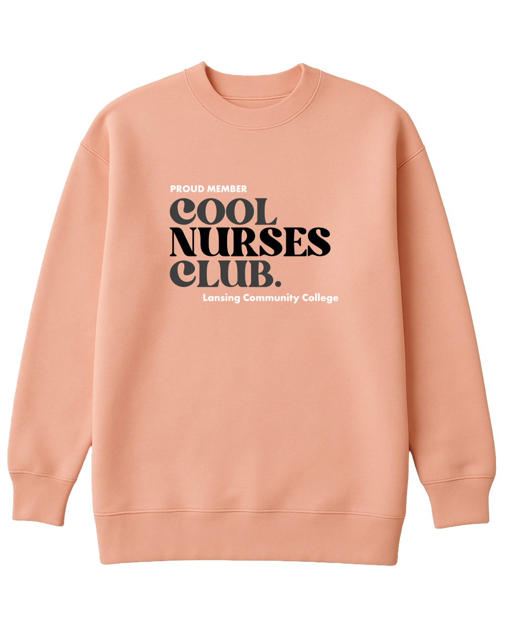 LCC Nursing Cool Nurses Club Women's Relaxed Fit Crew