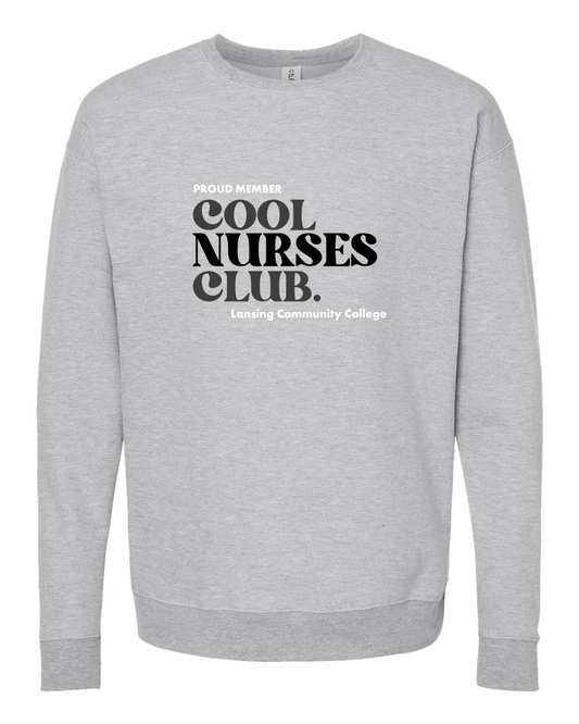 LCC Nursing Cool Nurses Club Unisex Crewneck Sweatshirt