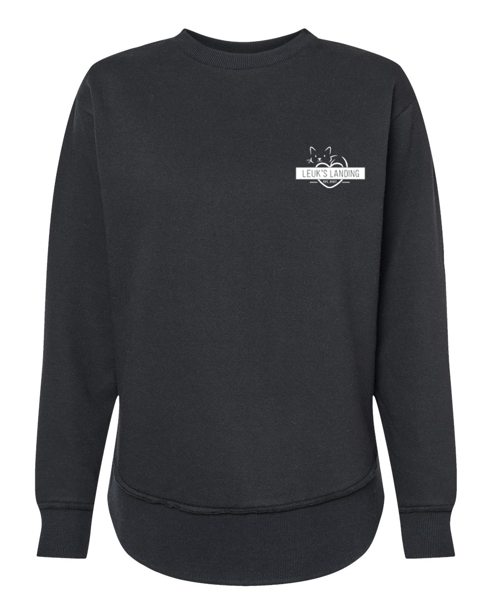 Leuk's Landing Women's Weekender Fleece Crewneck Sweatshirt