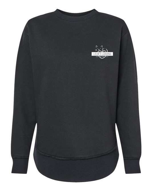 Leuk's Landing Women's Weekender Fleece Crewneck Sweatshirt