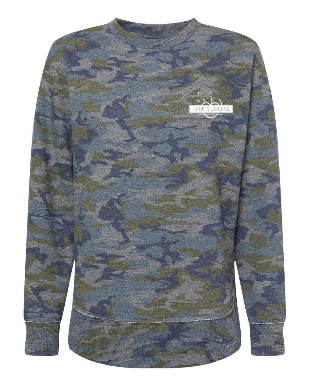 Leuk's Landing Women's Weekender Fleece Crewneck Sweatshirt