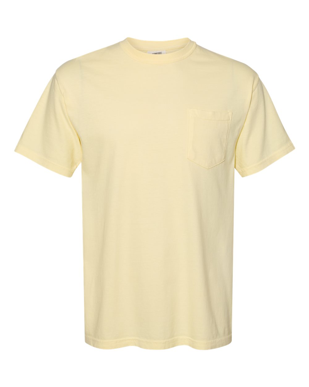 Custom Comfort Colors Garment Dyed Pocket Tee 6030 Banana