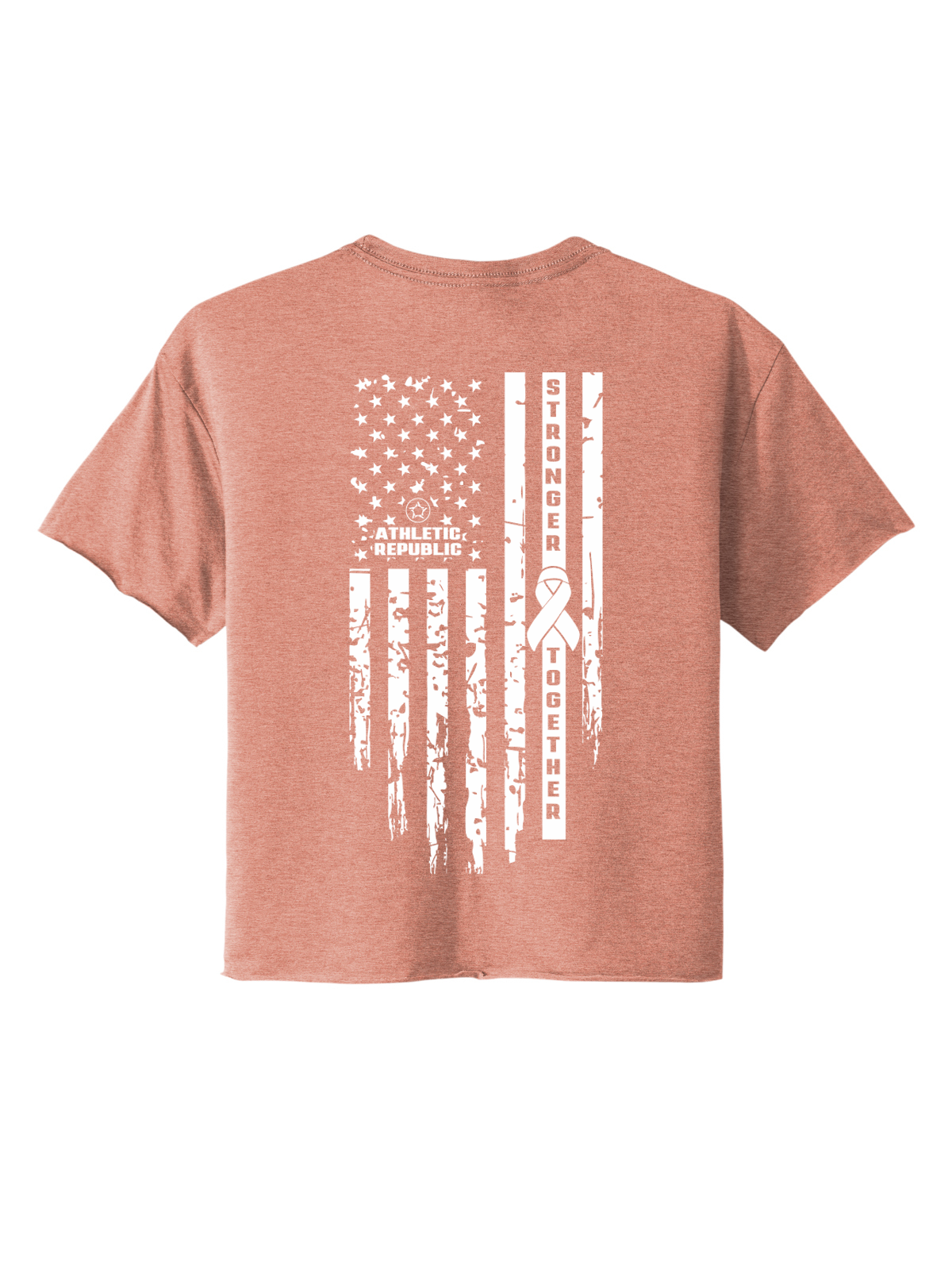 Athletic Republic Hudson Valley Women's Cropped Breast Cancer Awareness Tee
