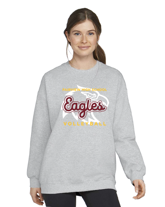 Fairview HS Volleyball 2026 Team Unisex Crewneck Sweatshirt