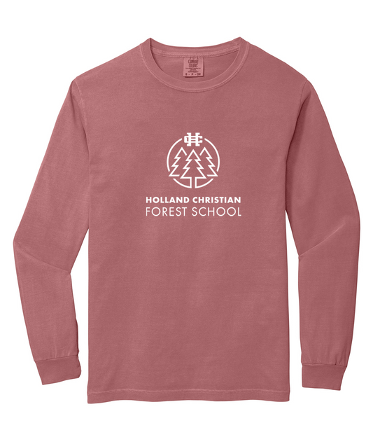 Holland Christian Forest School Adult Long Sleeve Tee