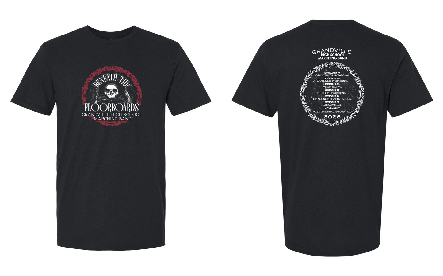 Grandville Marching Band Short Sleeve Show Tee