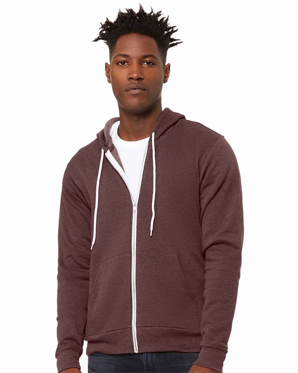 Custom Bella + Canvas Full-Zip Hoodie (3739)