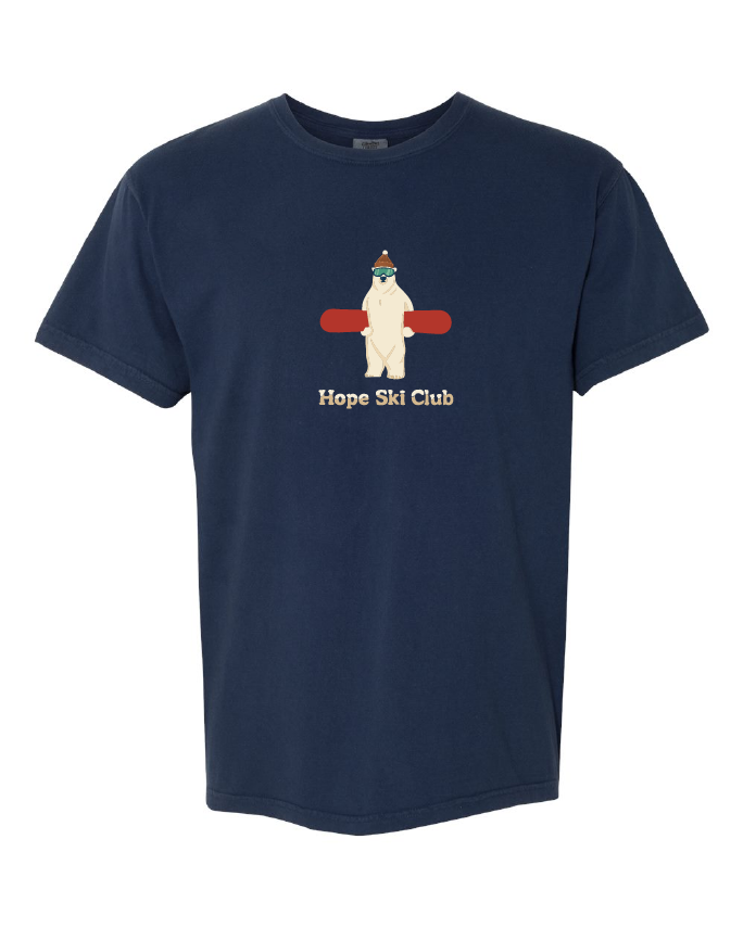 Hope College Ski Club Bear Tee