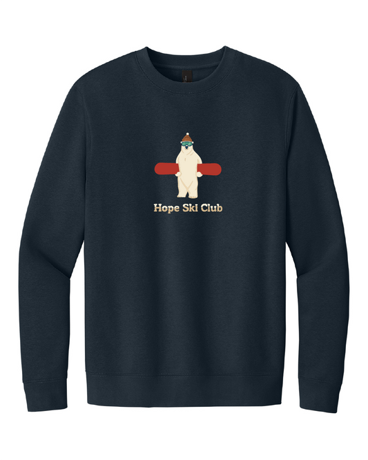 Hope College Ski Club Bear Crewneck