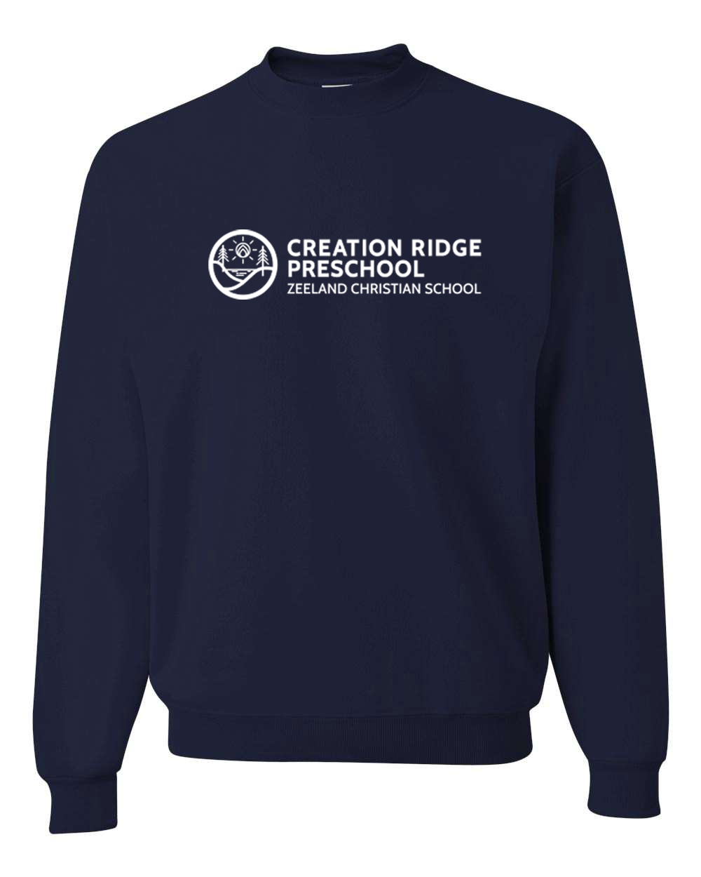 ZCS Creation Ridge Logo - Adult Crewneck Sweatshirt