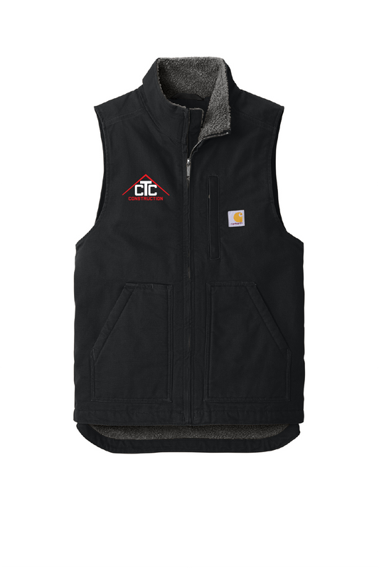 CTC-Construction Carhartt Sherpa-Lined Mock Neck Vest