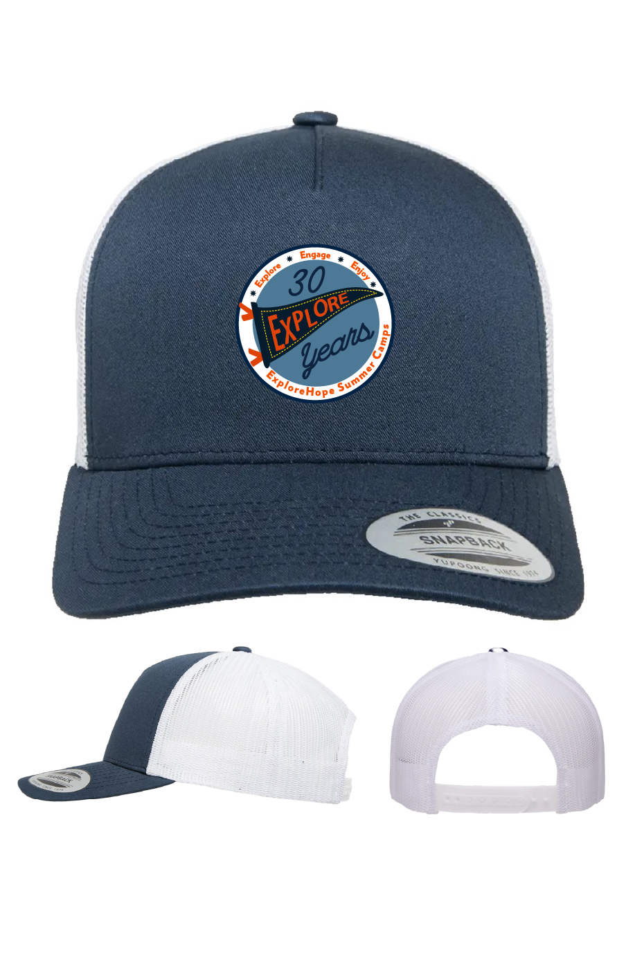 ExploreHope 30th Anniversary Circle Logo Hat