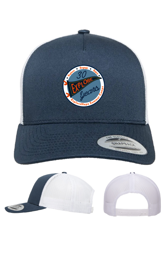 ExploreHope 30th Anniversary Circle Logo Hat