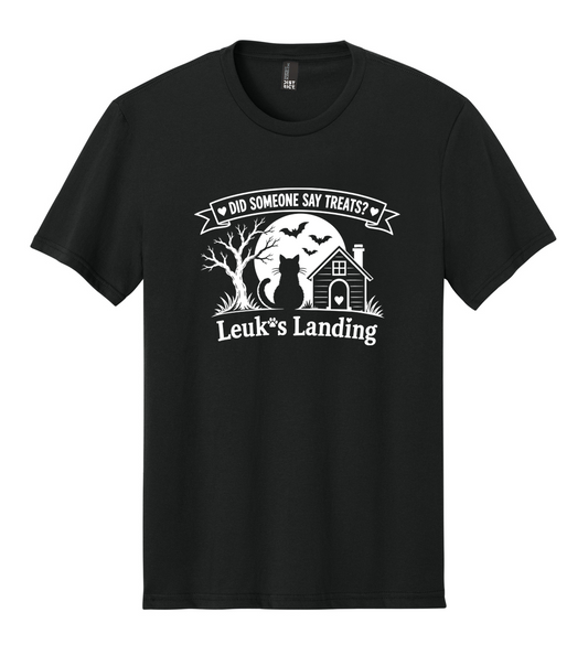 Leuk's Landing Halloween Unisex Tee (White Print)