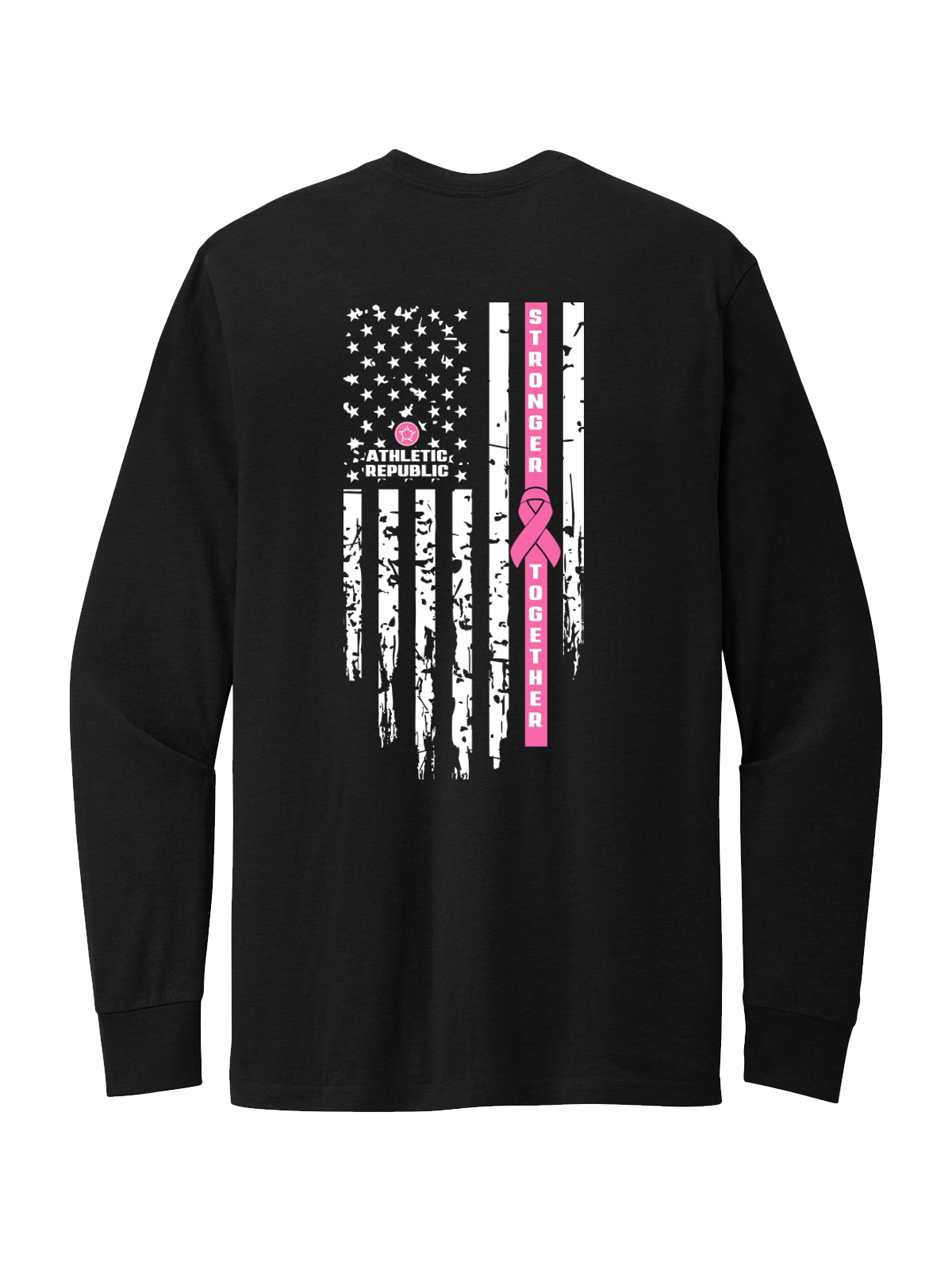 Athletic Republic Hudson Valley Unisex Breast Cancer Awareness Long Sleeve Tee