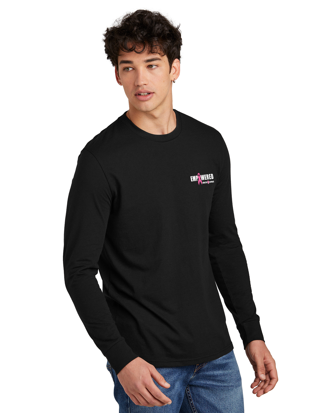 Athletic Republic Hudson Valley Unisex Breast Cancer Awareness Long Sleeve Tee