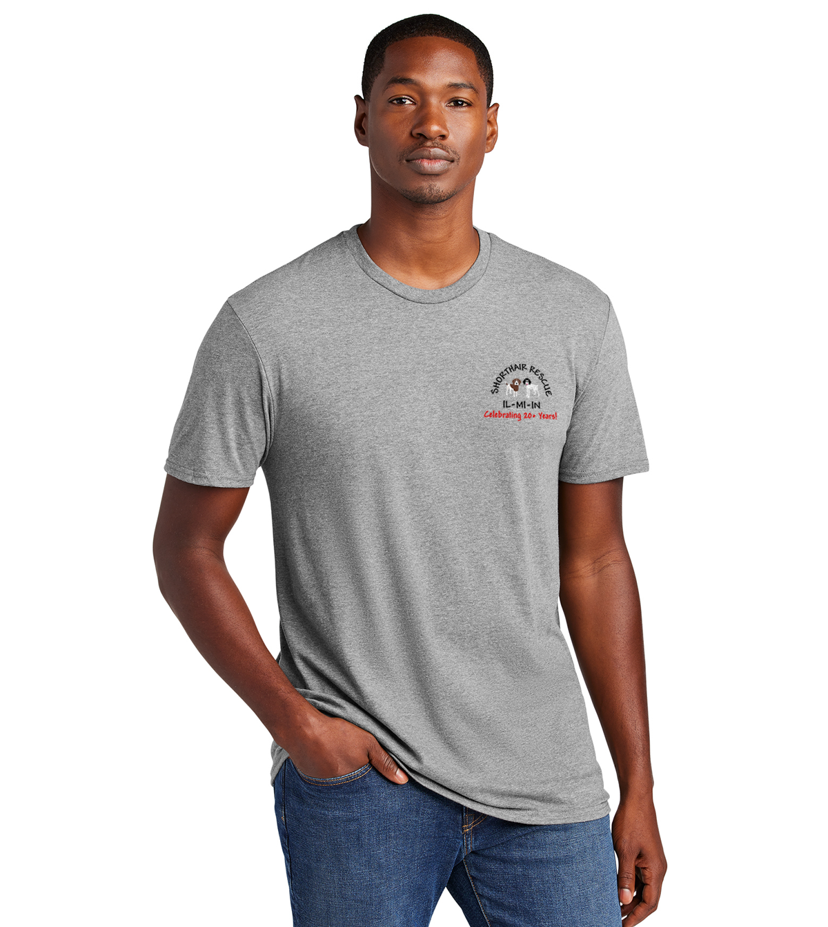 Illinois Shorthair Rescue 20th Anniversary Unisex Tee