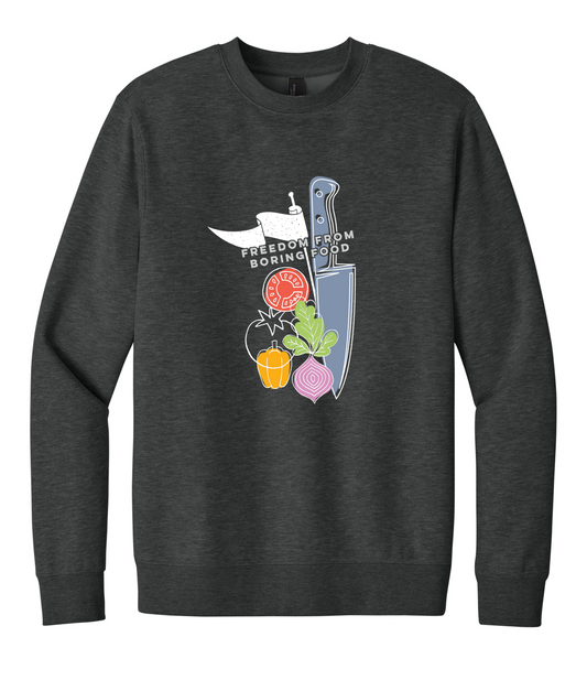 Food Republic Unisex Crewneck Sweatshirt (Front Print Only)