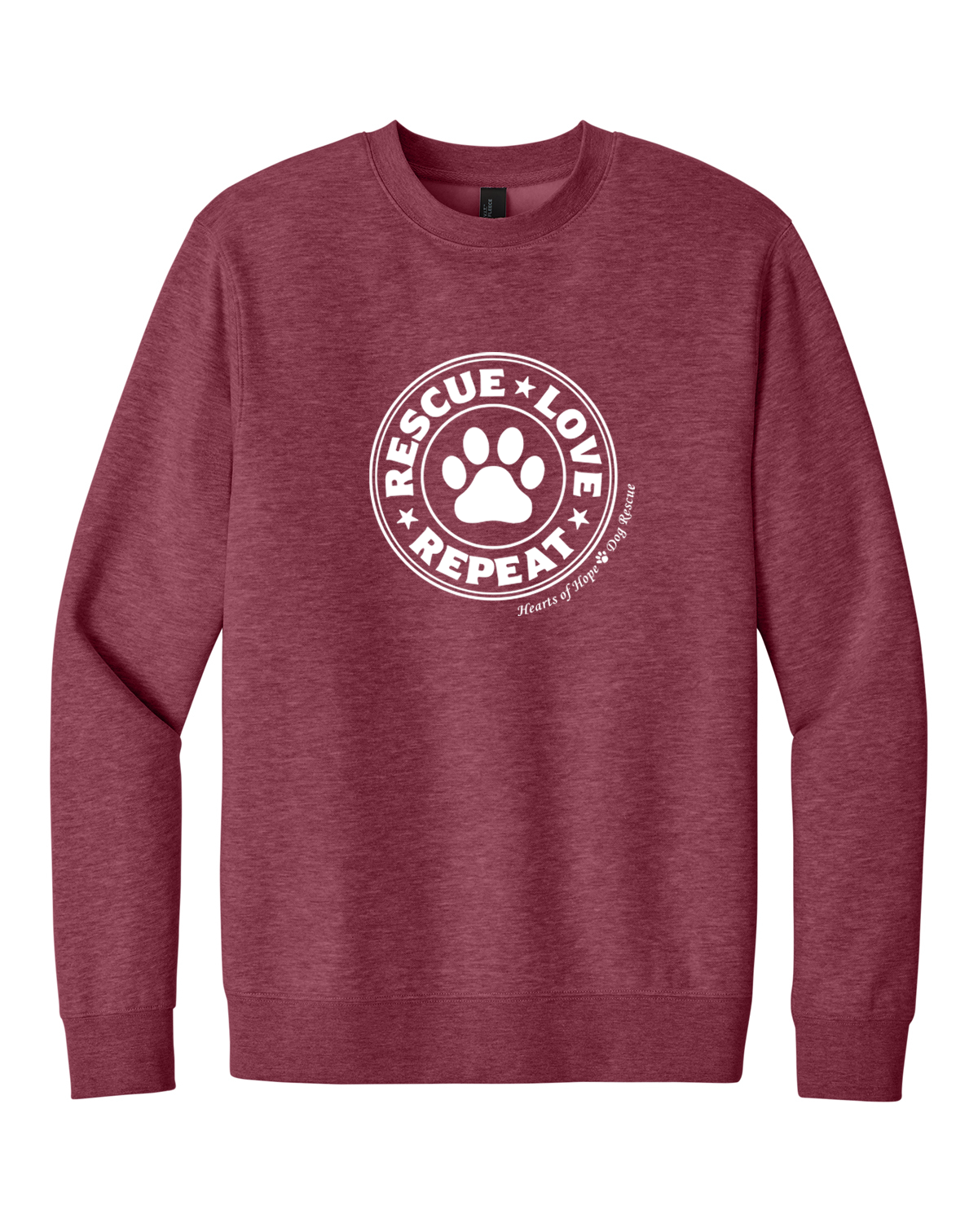Hearts of Hope Dog Rescue Unisex Crewneck Sweatshirt