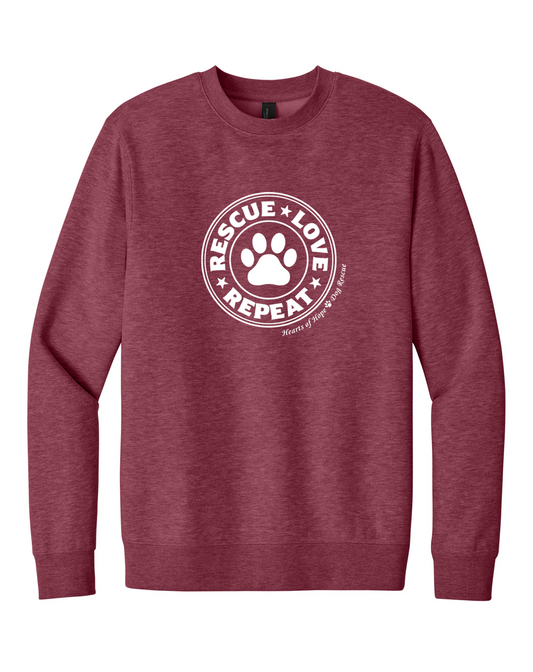 Hearts of Hope Dog Rescue Unisex Crewneck Sweatshirt