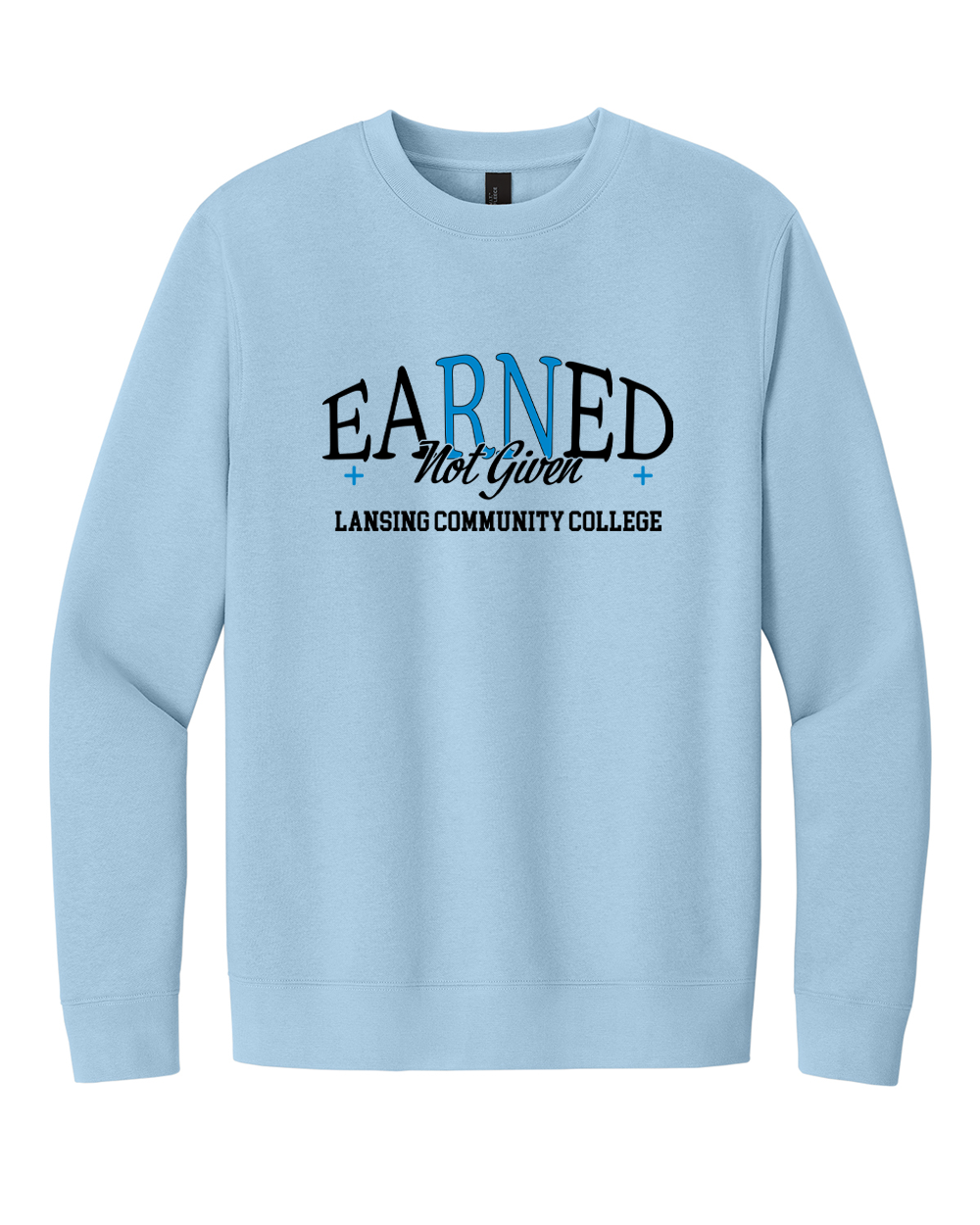 LCC Nursing Unisex Crewneck Sweatshirt (eaRNed Design)