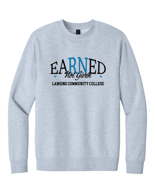 LCC Nursing Unisex Crewneck Sweatshirt (eaRNed Design)