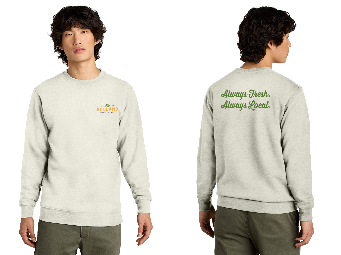 Holland Farmer's Market Unisex Crewneck Sweatshirt (Full Color)