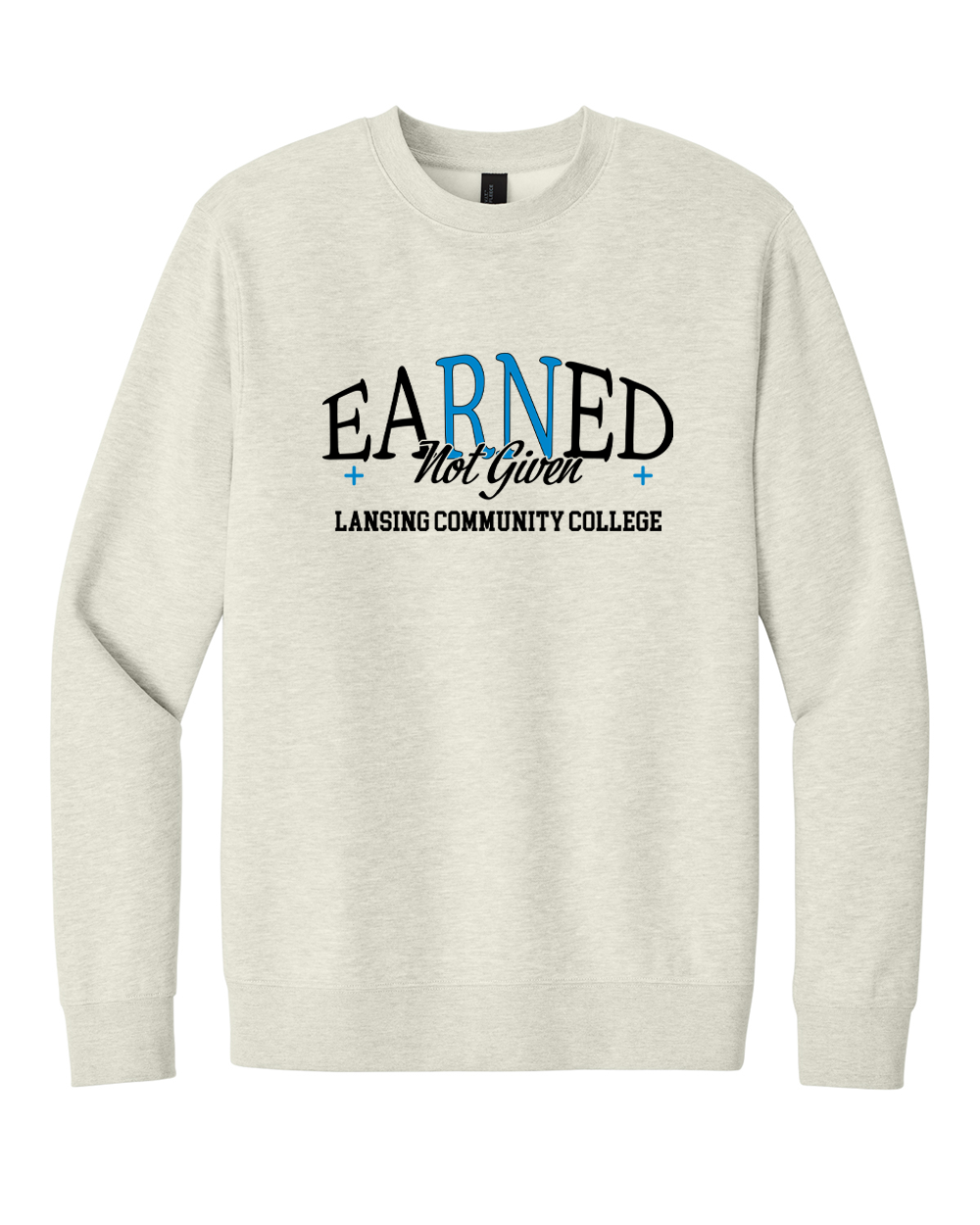 LCC Nursing Unisex Crewneck Sweatshirt (eaRNed Design)