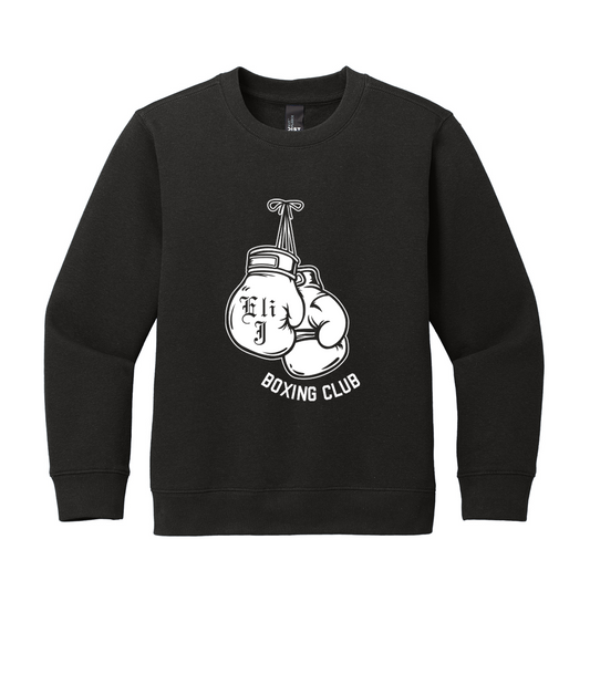 Eli J. Boxing Club Youth Crewneck Sweatshirt