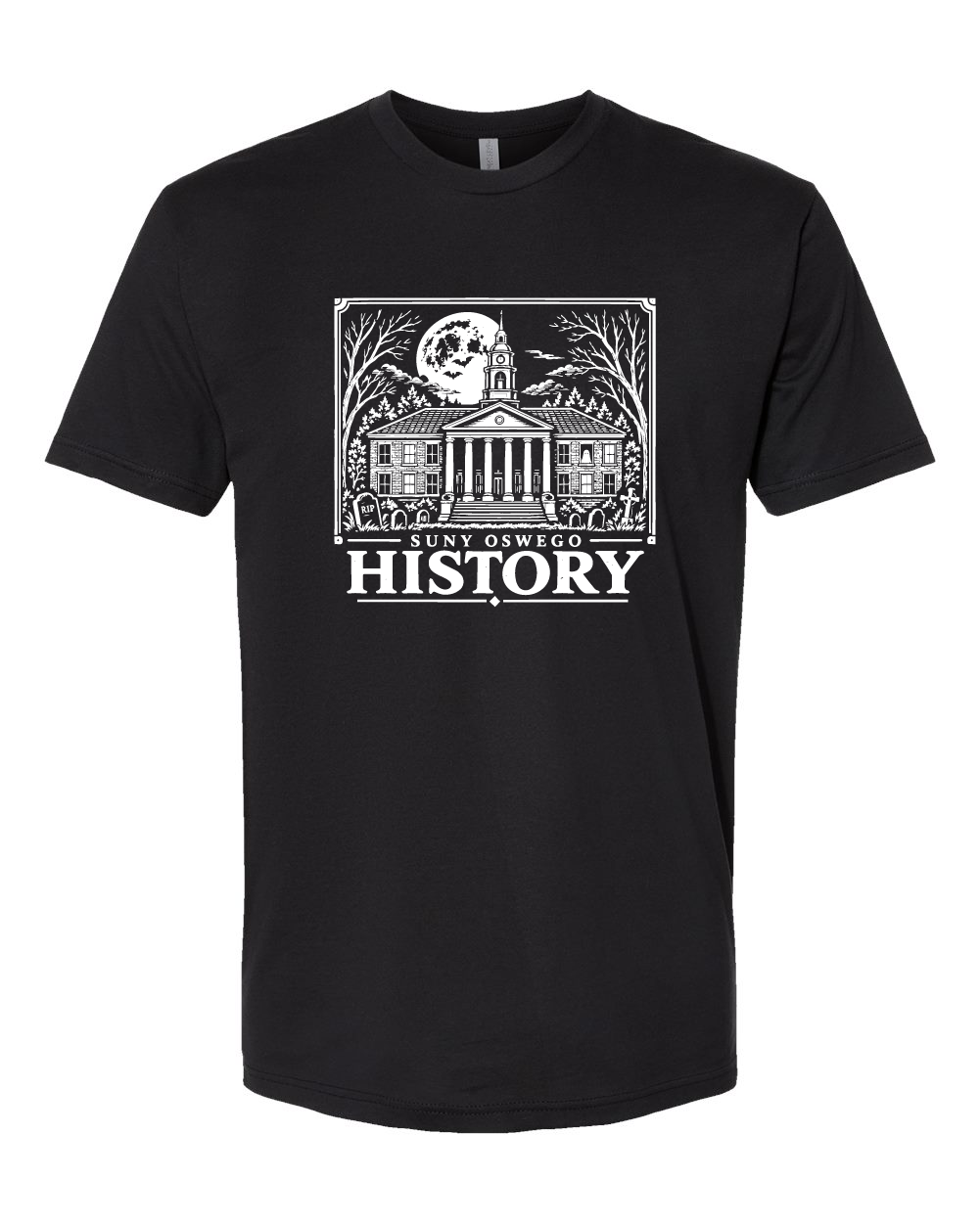 SUNY Oswego Department of History Glow Tee