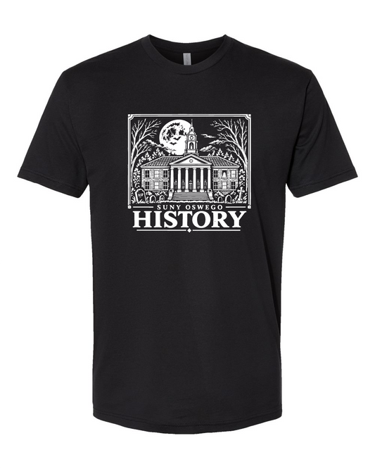 SUNY Oswego Department of History Glow Tee