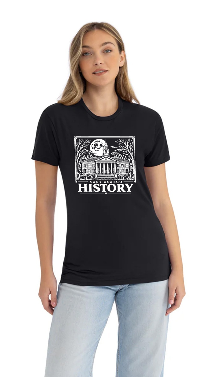 SUNY Oswego Department of History Glow Tee