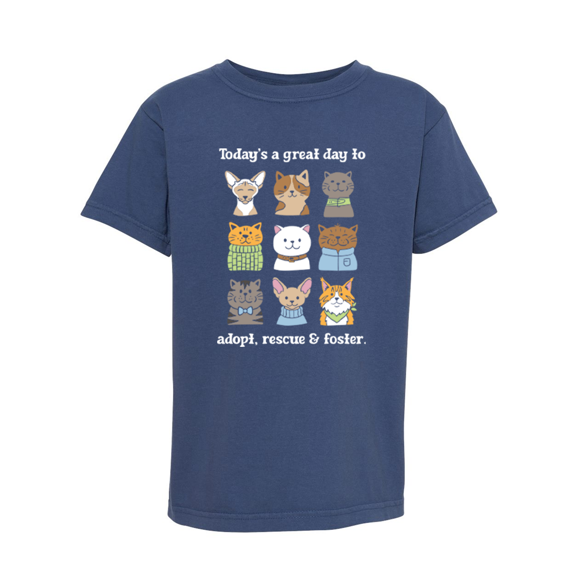 Pet Angel Adoption Great Day to Adopt & Foster Youth Tee