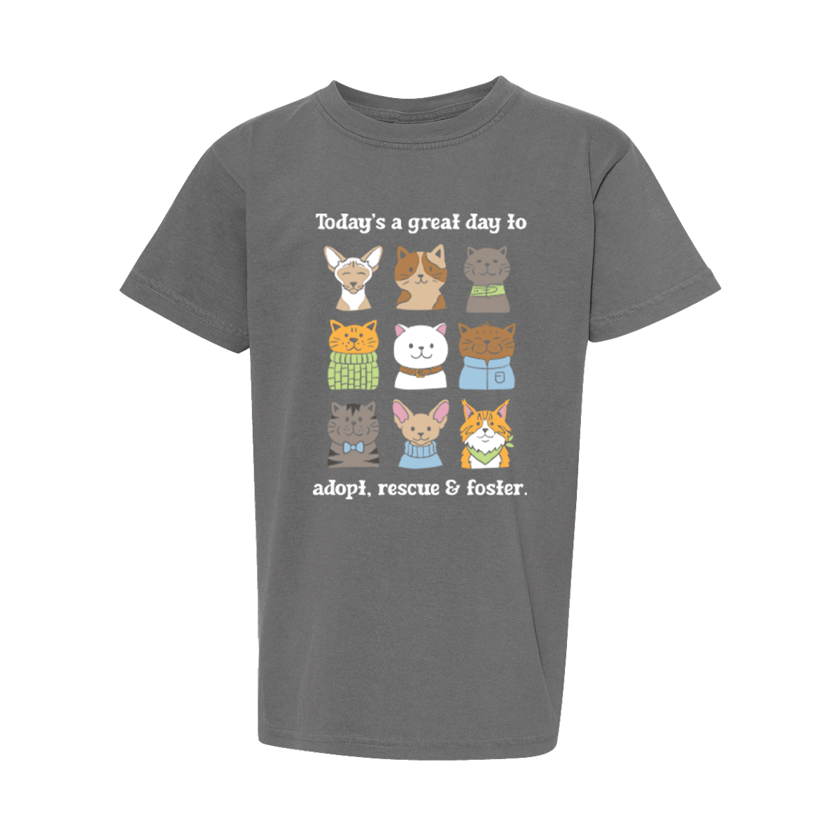 Pet Angel Adoption Great Day to Adopt & Foster Youth Tee