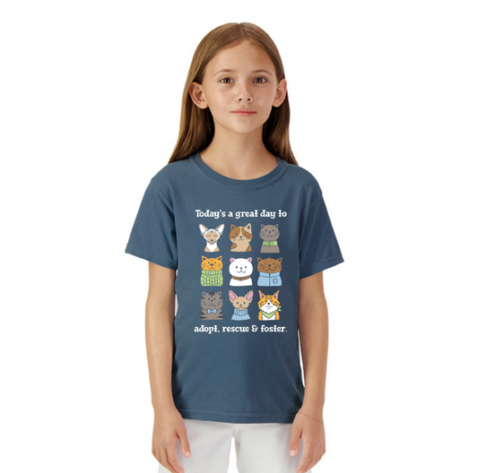 Pet Angel Adoption Great Day to Adopt & Foster Youth Tee